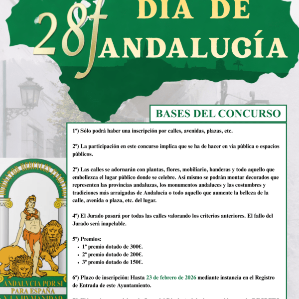CONCURSO DE DECORACIÓN DÍA DE ANDALUCÍA 2026