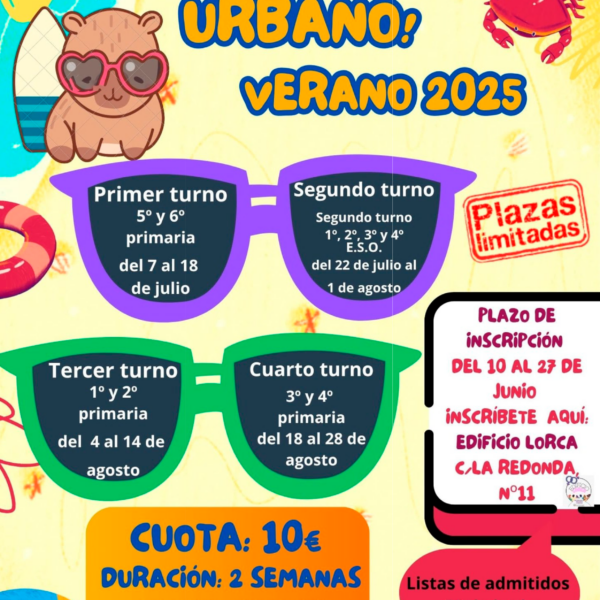 Campamento Urbano Verano 2025