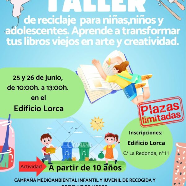 Taller de reciclaje para niñas, niños y adolescentes