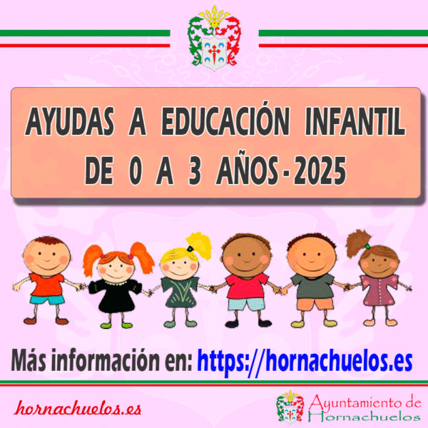 Convocatoria abierta: Ayudas a la Educación Infantil de 0 a 3 años.