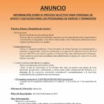 Abierta la selección del personal para los próximos Programas de Empleo y Formación de la Mancomunidad de Municipios Vega del Guadalquivir