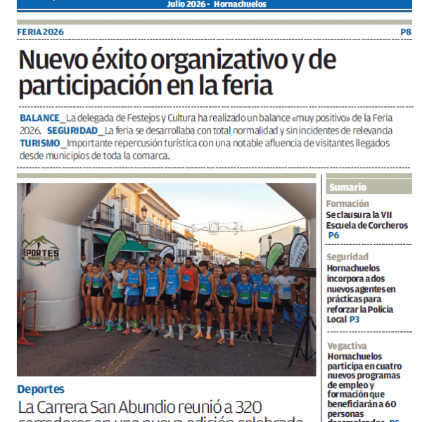 PERIÓDICO LOCAL «Aquí Hornachuelos» JULIO 2026