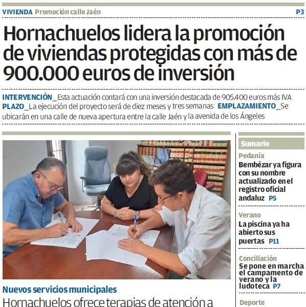 PERIÓDICO LOCAL «Aquí Hornachuelos» JUNIO 2025