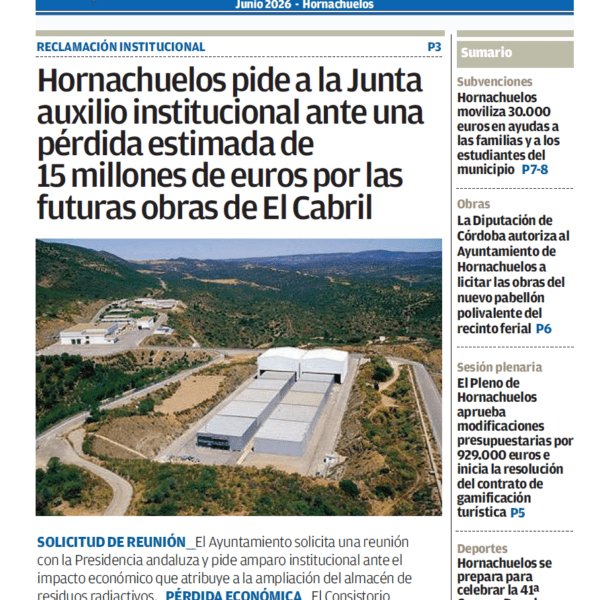 PERIÓDICO LOCAL «Aquí Hornachuelos» JUNIO 2026