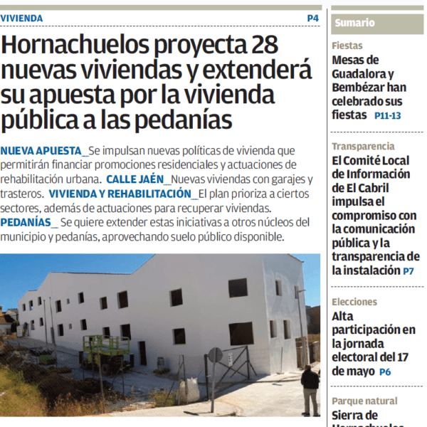 PERIÓDICO LOCAL «Aquí Hornachuelos» MAYO 2026