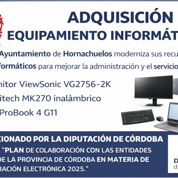 ANUNCIO – ADQUISICIÓN DE EQUIPAMIENTO INFORMÁTICO 2025